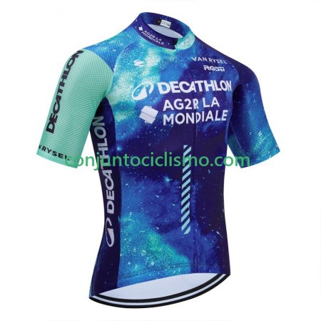 Maillot mangas cortas Decathlon Ag2R 2024 N001
